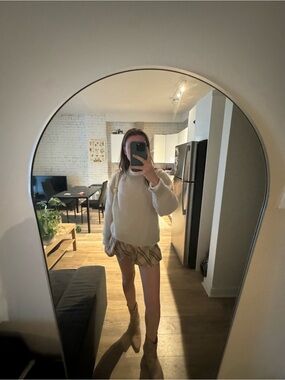 I.AM.GIA Tan and Black Plaid Top